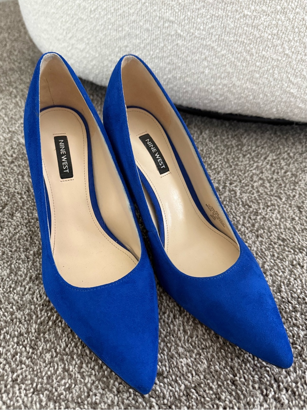 Blue Suede Heels